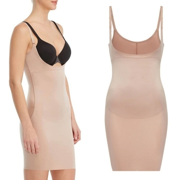 New SPANX SmartGrip Open-Bust Full Foundation Slip NWT XS - Picture 4 of 17